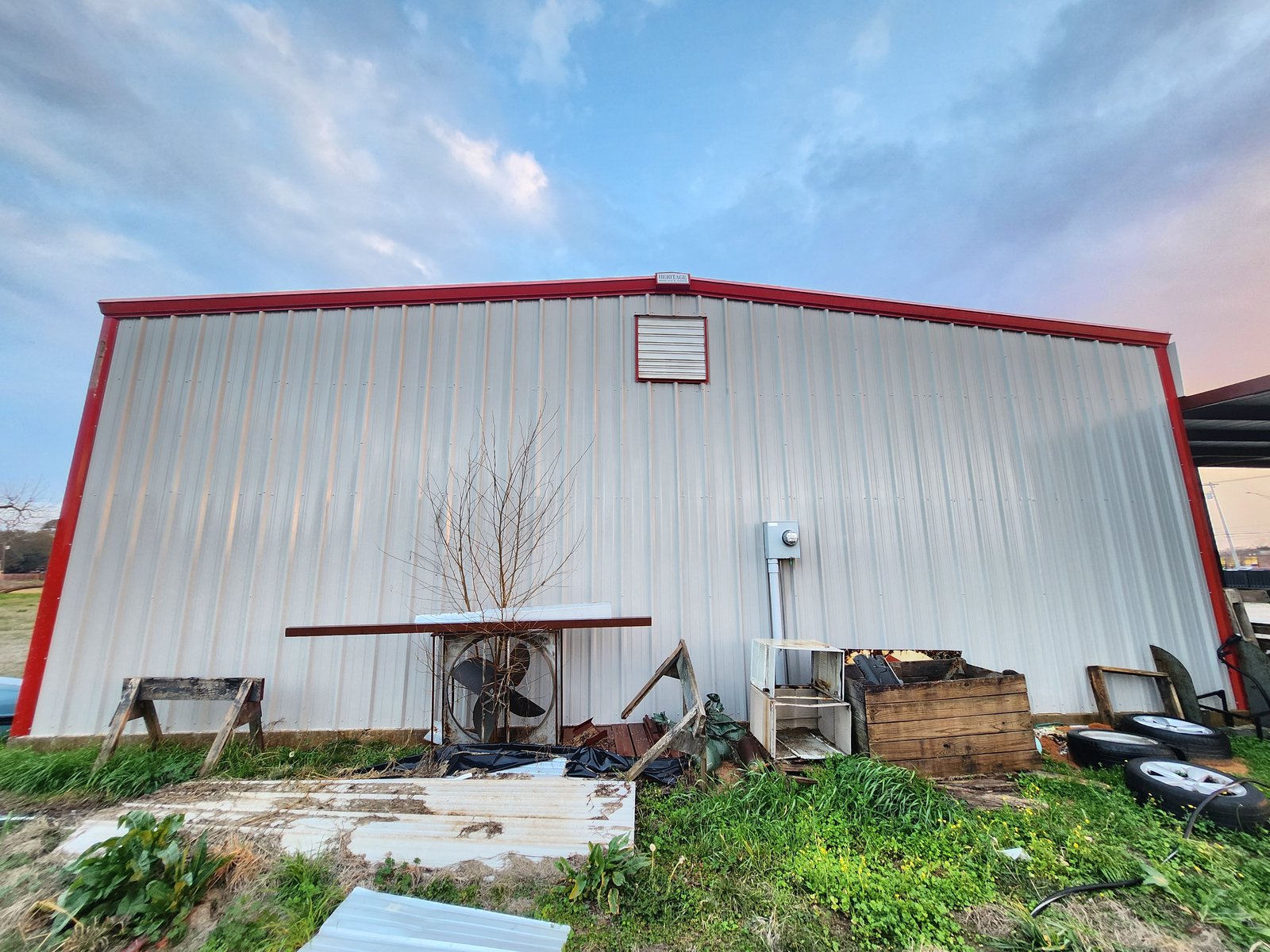 Same barn cleaned in a single day